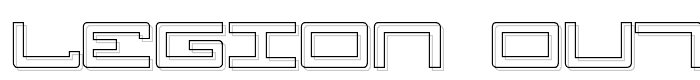 Legion Outline font